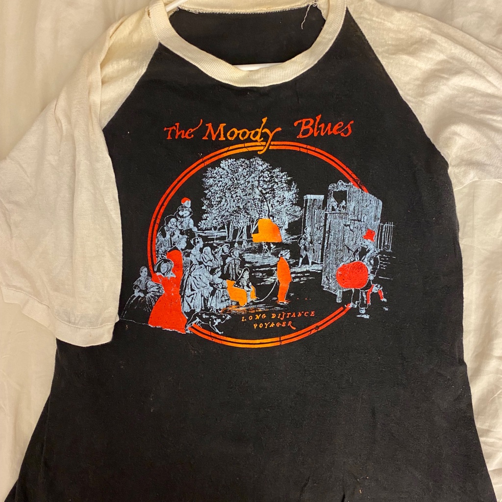 The Moody Blues Authentic Vintage 1981 Tour Tee